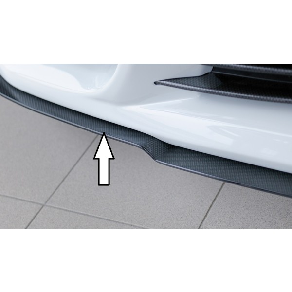 Rieger lipa pod predný nárazník Rieger pro Opel Astra H vr. GTC, Twin-Top 3-dver., 5-dver., caravan, hatchback, kabriolet, 03/04-, 03/05-, 09/05-, plast ABS s povrchovou úpravou Carbon-Look