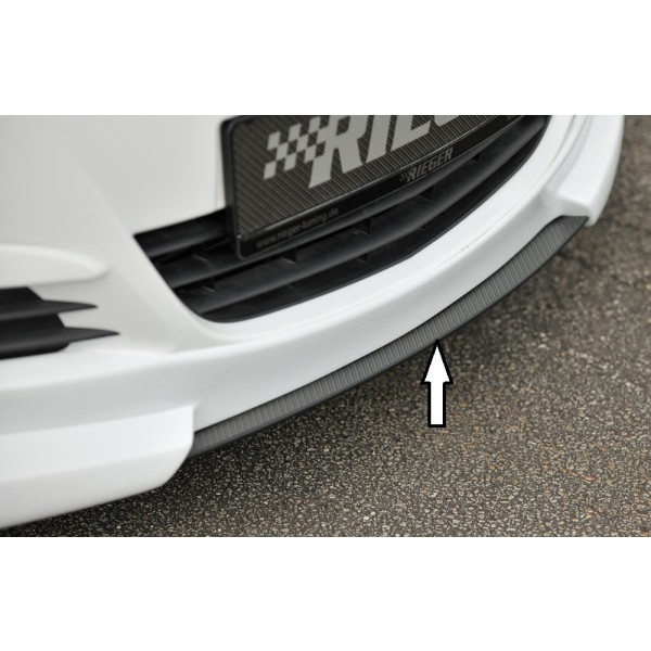 Rieger lipa pod predný nárazník Rieger pro Opel Corsa D 3-dver., 5-dver. pred faceliftom, 07/06-12/10, plast ABS s povrchovou úpravou Carbon-Look
