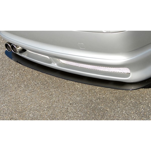 Rieger lipa pod zadný nárazník pre BMW rad 5 E39 sedan r.v. 12/95-12/02, plast ABS s povrchovou úpravou Carbon-Look