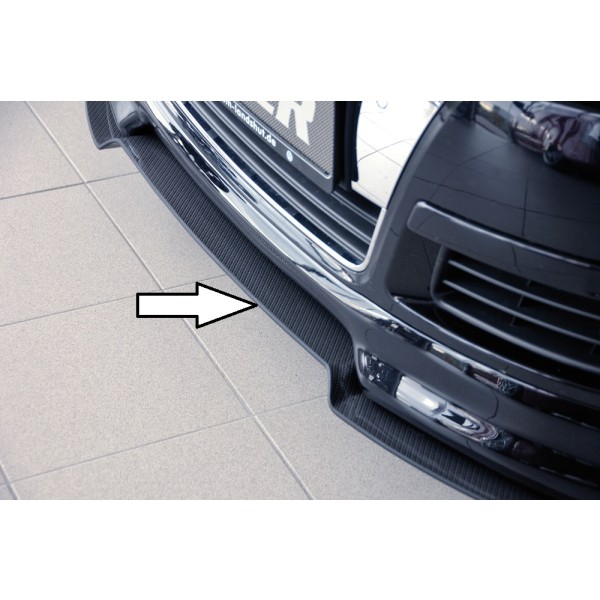 Rieger lipa pod predný nárazník Rieger pro Volkswagen Passat 3C combi, sedan pred faceliftom, 03/05-07/10, plast ABS s povrchovou úpravou Carbon-Look