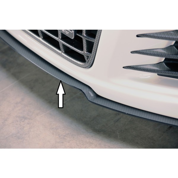 Rieger lipa pod predný nárazník Rieger pro Volkswagen Scirocco 3 13 2-dver. pred faceliftom, 08/08-04/14, plast ABS s povrchovou úpravou Carbon-Look, 