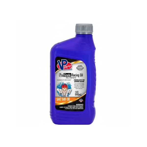 Plne syntetický závodný motorový olej SAE 5W-30 VP Racing Pro Grade 946ml
