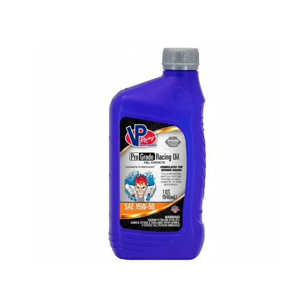 Plne syntetický závodný motorový olej SAE 15W-50 VP Racing Pro Grade 946ml