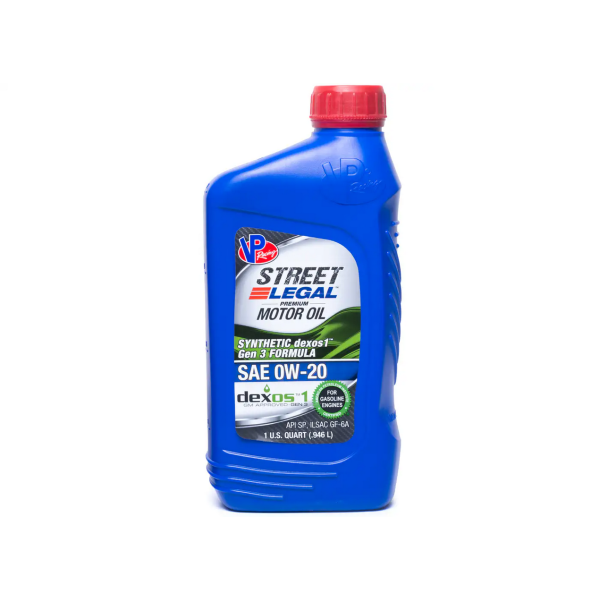 Plne syntetický motorový olej 0W-20 VP Racing Street Legal 946ml