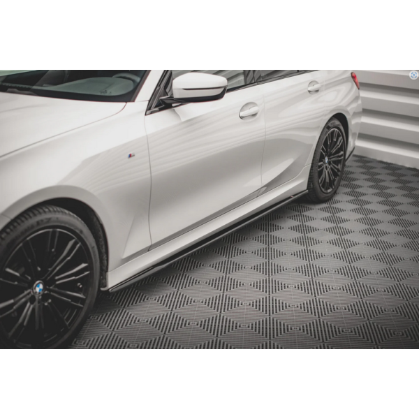 BMW rad 3 G20/G21 M-Pack, difúzory pod bočné prahy v.2, Maxton design
