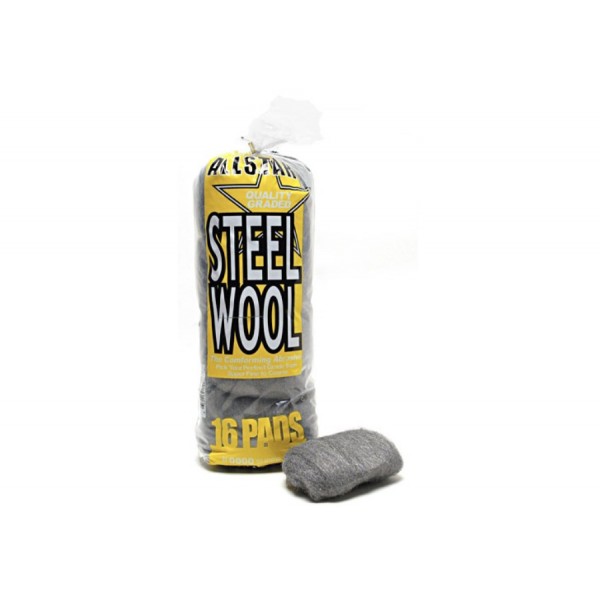 Super Fine Steel Wool - Pack of 16 - oceľová vlna na leštenie kovov, super jemná, 16 ks