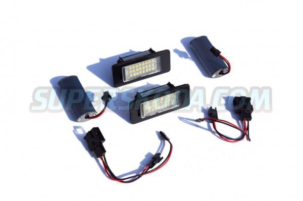 Škoda Superb II combi - Led osvetlenie ŠPZ