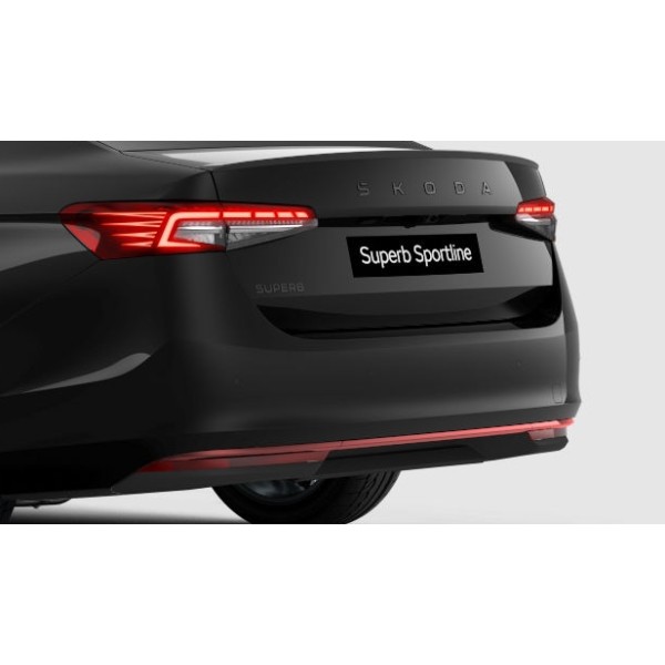 Škoda Superb IV - difúzor zadného nárazníka SPORTLINE v3 - BASIC/F3K