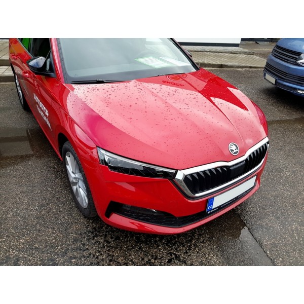 Škoda Scala - ABS plastové mračítka SPORTIVE v originál Škoda farbe VELVET RED (F3P)