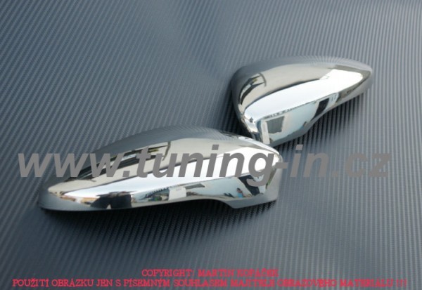 VW Scirocco II 09-11 - NEREZ chrom kryty zrkadiel OMSA