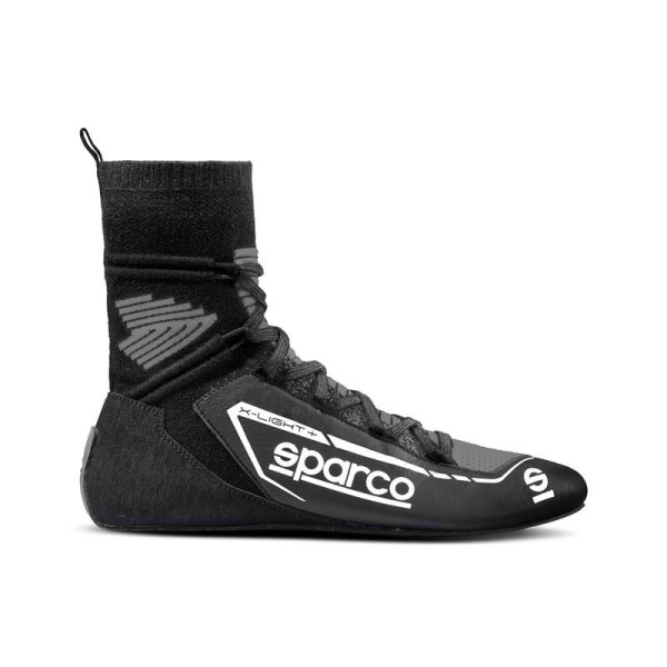 Pretekársky topánky Sparco X-Light+ s homologáciou FIA, Farba: čierna