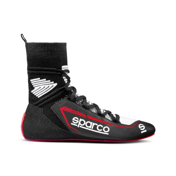 Pretekársky topánky Sparco X-Light+ s homologáciou FIA, Farba: čierno-červená