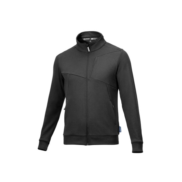 Sparco Grit mikina na zips, farba: sivá