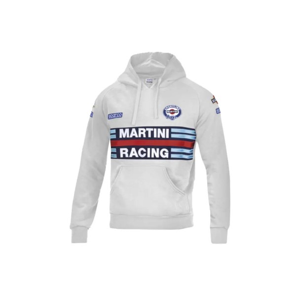 Sparco mikina s kapucňou Martini Racing, farba: sivá