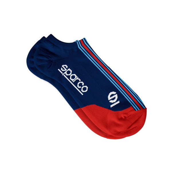 Sparco nízké ponožky Martini Racing, farba: modro-červená