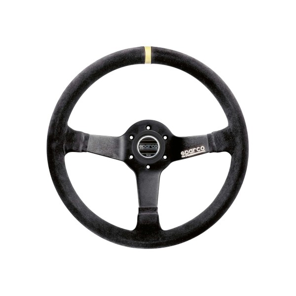 Sparco R345 pretekársky volant 350 mm, materiál venca: semiš