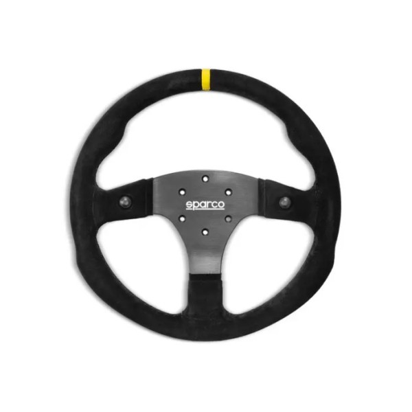 Sparco R350 pretekársky volant 350 mm, materiál venca: semiš, vyhotovenie: s tlačidlami