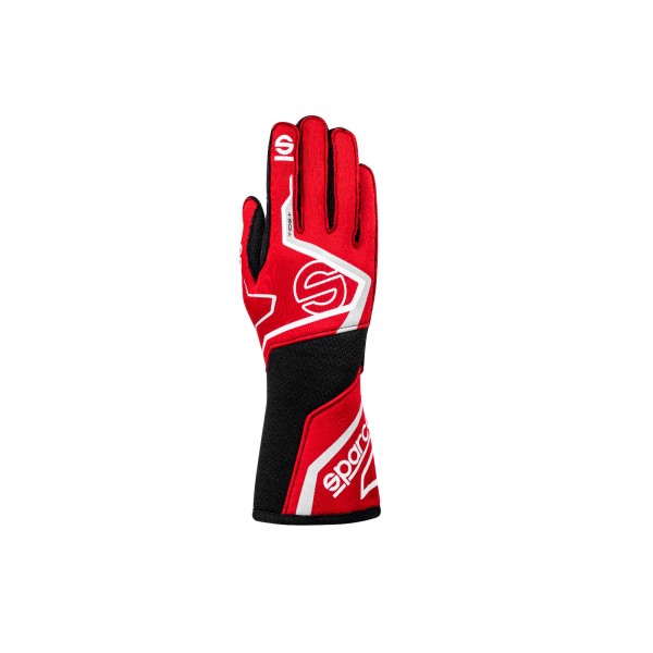 Sparco rukavice TIDE+, s homologáciou FIA, farba: červeno-čierna