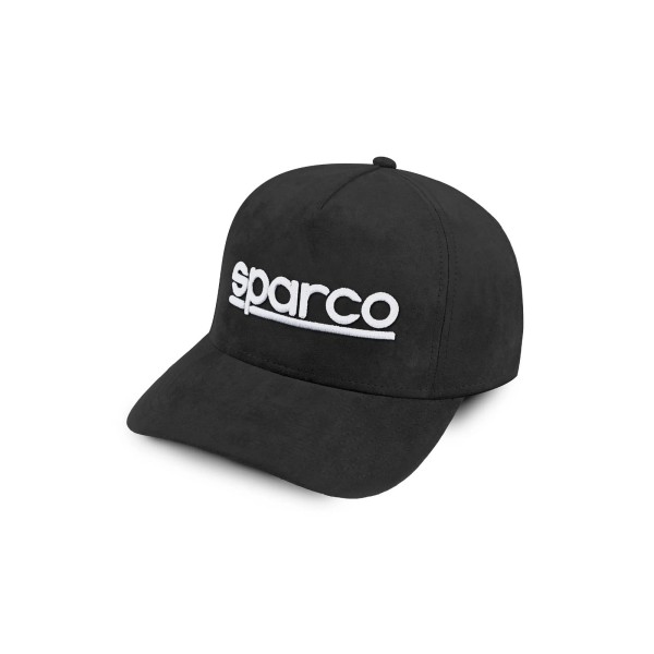 Sparco semišová kšiltovka, farba: čierna