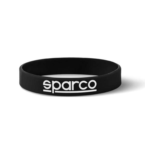 Sparco silikónový náramok, farba: čierna