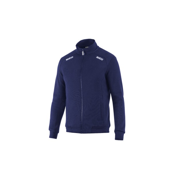 Sparco mikina na zips, farba: modrá