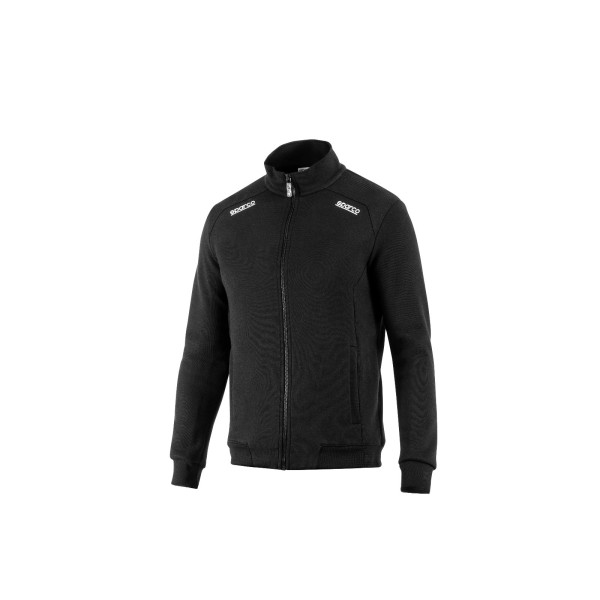 Sparco mikina na zips, farba: čierna