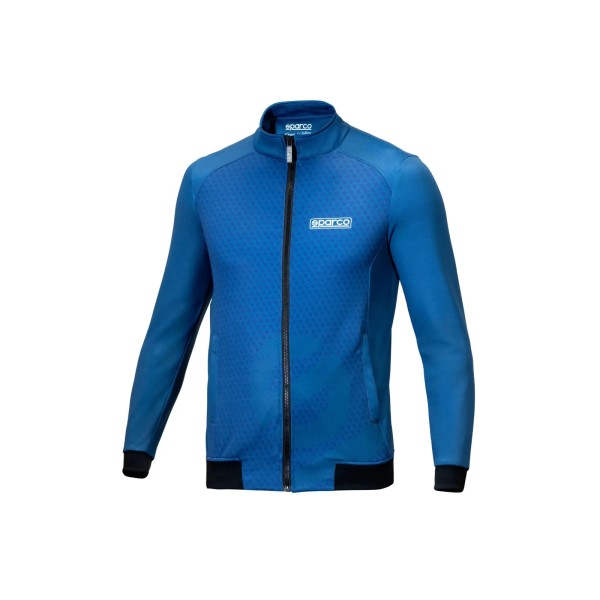Sparco Subly mikina na zips, farba: modrá