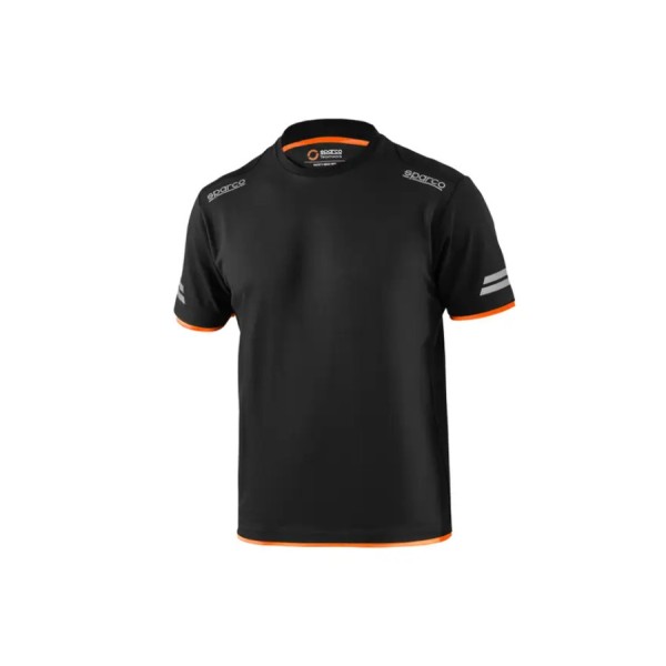 Sparco technické Tričko Tucson, farba: čierno-oranžová