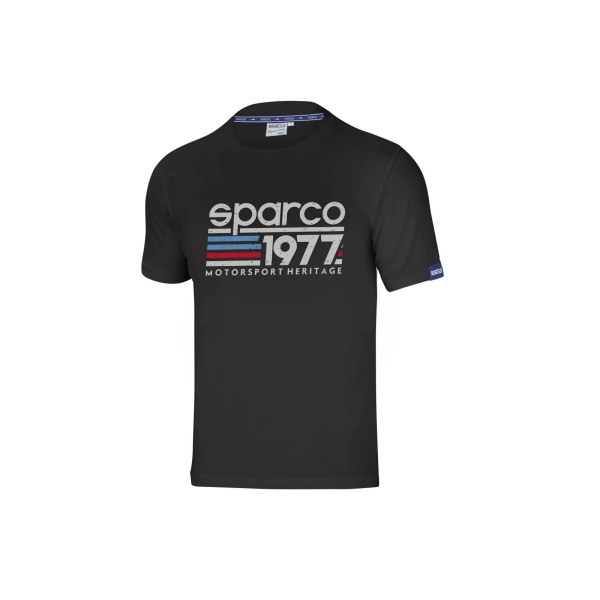 Sparco Tričko 1977, farba: čierna