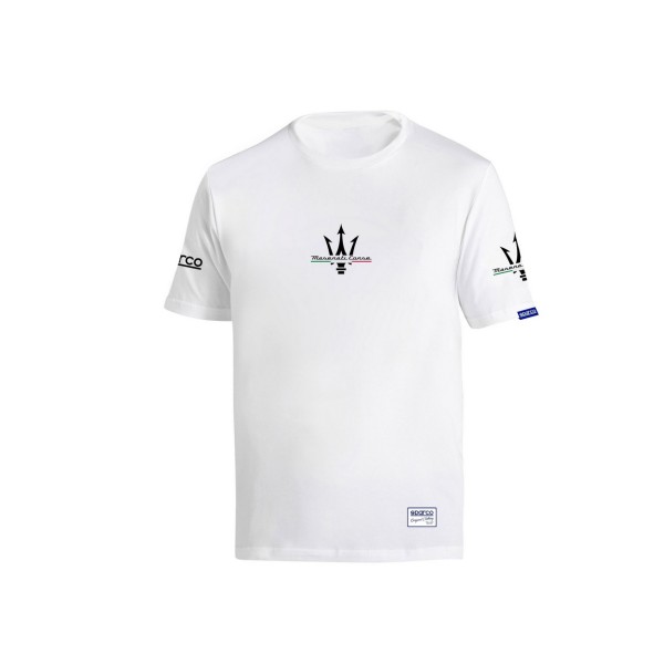 Sparco tričko Maserati, farba biela