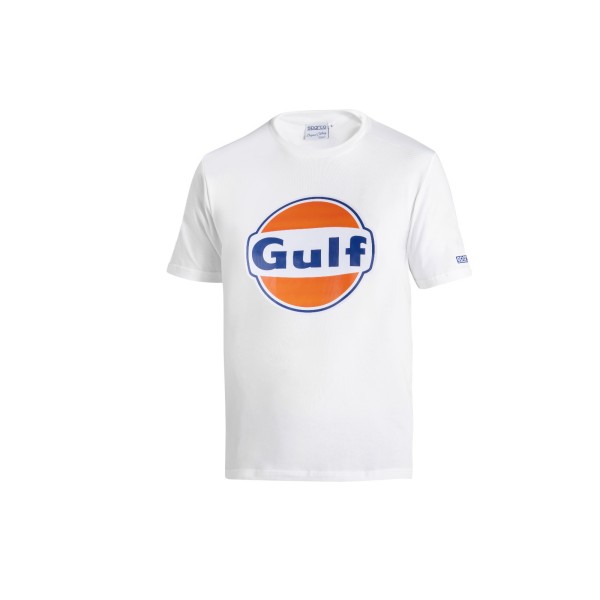 Sparco tričko s logom Gulf, farba: biela