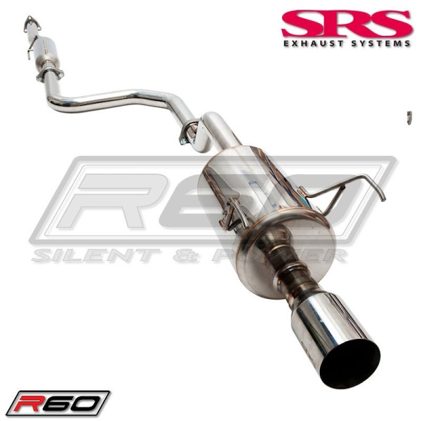 Honda Civic 1995-2001 4 dver. sedan 1.4i (D14A4 - EJ9) Výfukový systém Catback TÜV R60