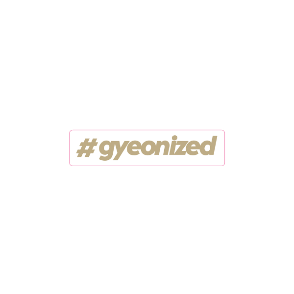 Gyeon #gyeonized Sticker Gold 18x100 mm