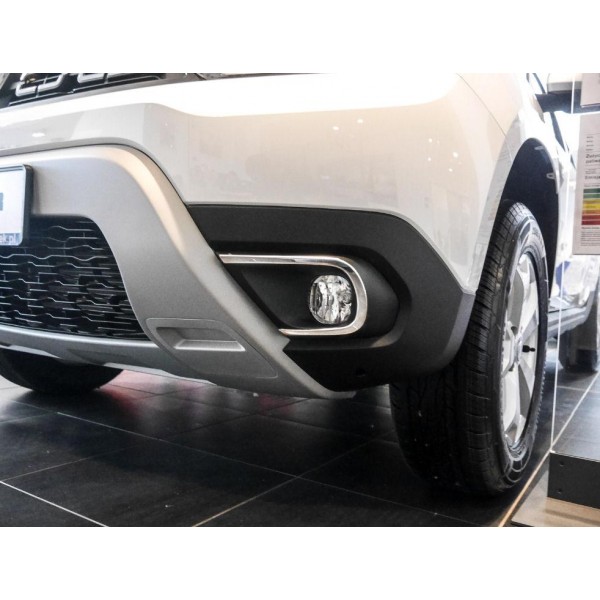 Dacia Duster 18- - NEREZ chrom rámčeky predných hmloviek