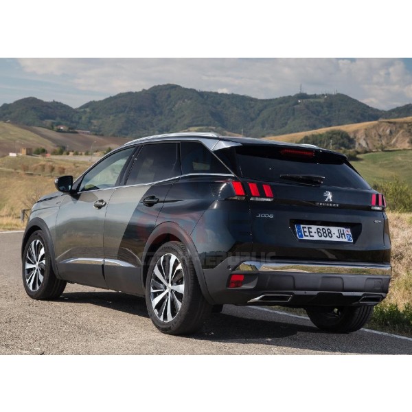 Peugeot 3008 2017+ NEREZ chrom dekoratívne spodnej lišty okien