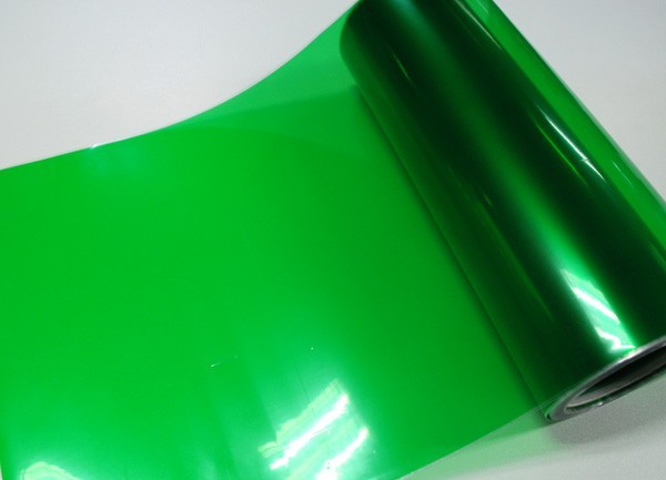 Folie na svetlá - Zelená 100 x 30cm