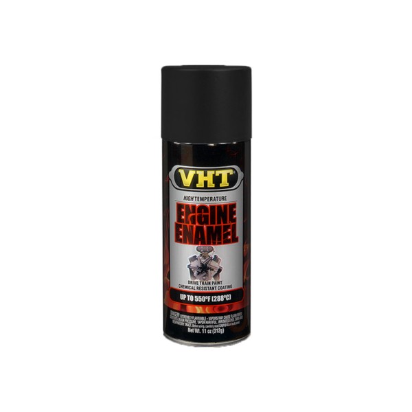 VHT Engine Enamel farba na motory farba čierna GM Satin Black, do teploty až 288 ° C