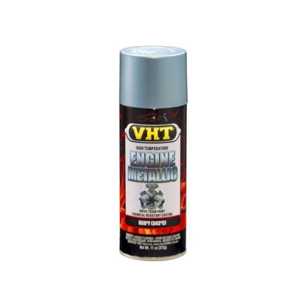 VHT Engine Metallic farba na motory farba titánovo strieborná, do teploty až 343 ° C