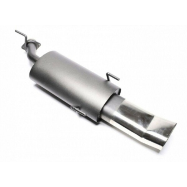 TA Technix športový výfuk - Opel Vectra B sedan / kombi (95-02) 1.6 16V / 1.8 16V / 2.0 16V, 1x 70x140 mm DTM oválna zahnutá nerezová koncovka s obrubou
