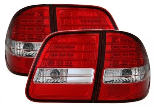 MERCEDES W210 E Kombi - Zadné svetlá Ledkové - Červené