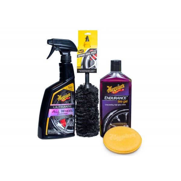 Meguiar 's Wheel & Tire Kit - kompletná sada na umývanie a ochranu kolies a pneumatík