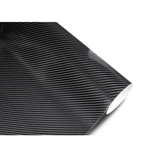 Folie karbón čierny 4D - 150x100cm