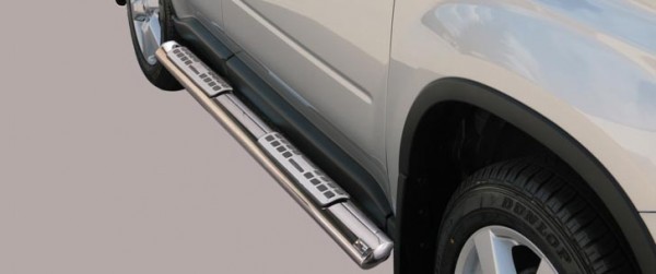 Nissan X-Trail II - Nerez bočné dizajnové nášľapy