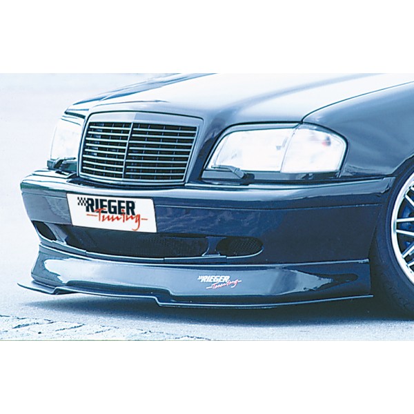 Rieger spojler pod predný nárazník pre Mercedes třída C W202 sedan, t-model, plast ABS bez povrchovej úpravy