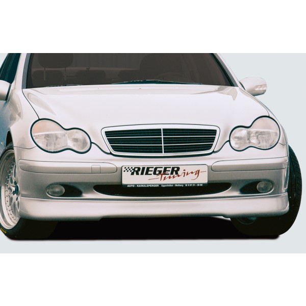 Rieger spojler pod predný nárazník pre Classic/Elegance pro Mercedes třída C W203 sedan, t-model, r.v. 05/00-, plast ABS bez povrchovej úpravy