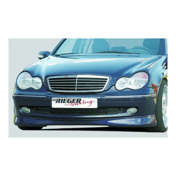 Rieger spojler pod predný nárazník pre Avantgarde pro Mercedes třída C W203 sedan, t-model, r.v. 05/00-, plast ABS bez povrchovej úpravy