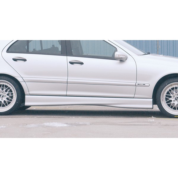 Rieger bočný prah mont. strana pravá pro Mercedes třída C W203 sedan, sportcoupe, t-model, r.v. 05/00-, plast ABS bez povrchovej úpravy