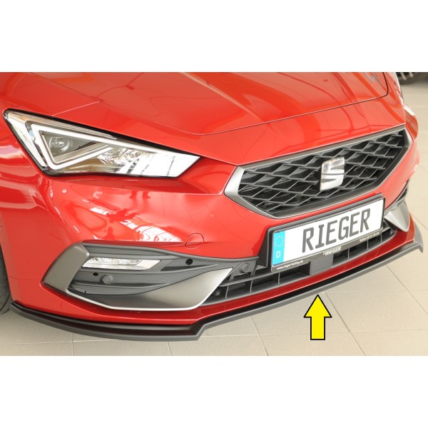 Rieger lipa pod predný nárazník pro Seat Leon KL 5-dver., 04/20-, plast ABS bez povrchovej úpravy
