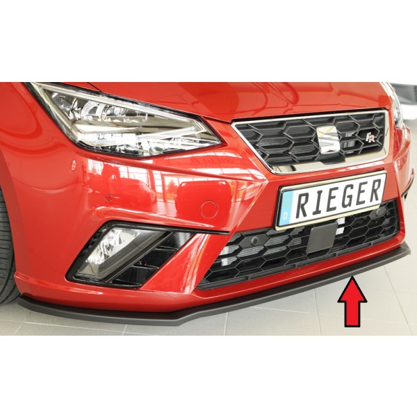 Rieger lipa pod predný nárazník pro Seat Ibiza FR KJ 5-dver., 01/17-, plast ABS bez povrchovej úpravy