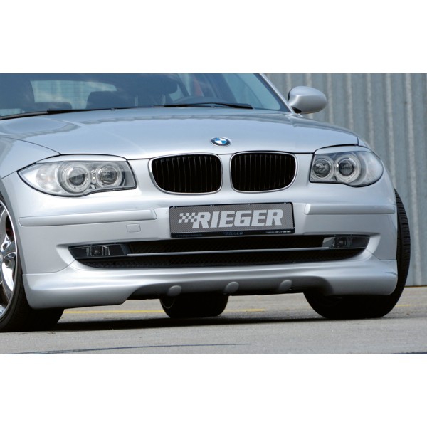 Rieger spojler pod predný nárazník pre BMW rad 1 E87 4-dver. po faceliftu, r.v. 04/07-08/11, plast ABS bez povrchovej úpravy